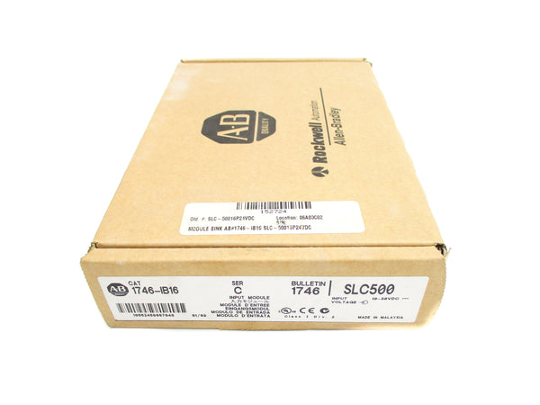 ALLEN BRADLEY 1746-IB16 SER. C DATE: 2009 NSFS