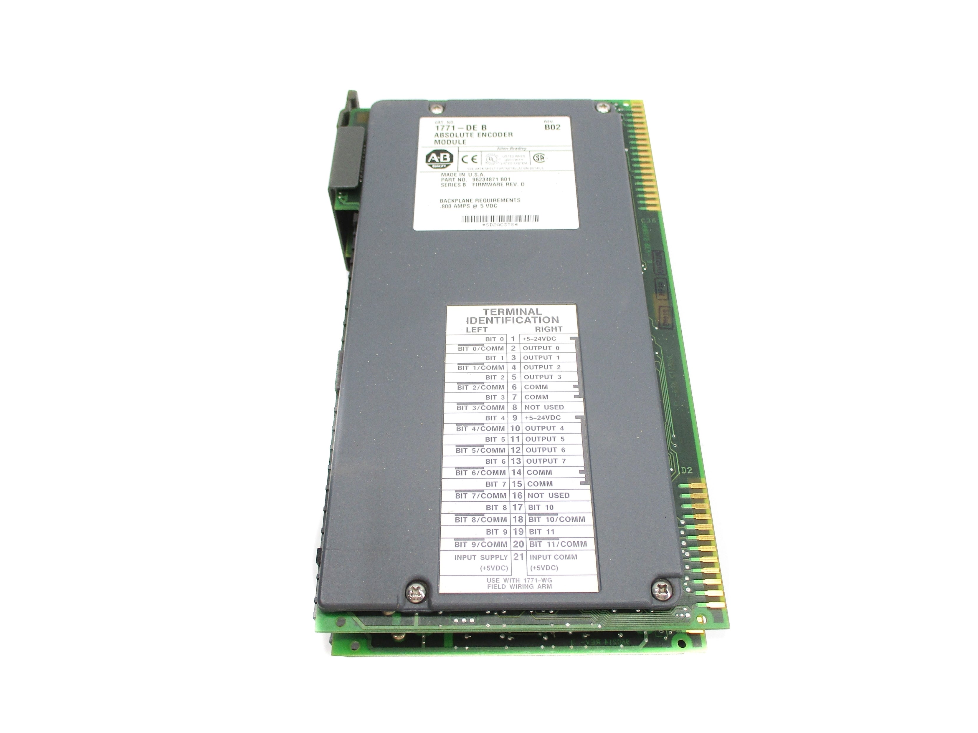 ALLEN BRADLEY 1771-DE SER. B F/W D NSNP