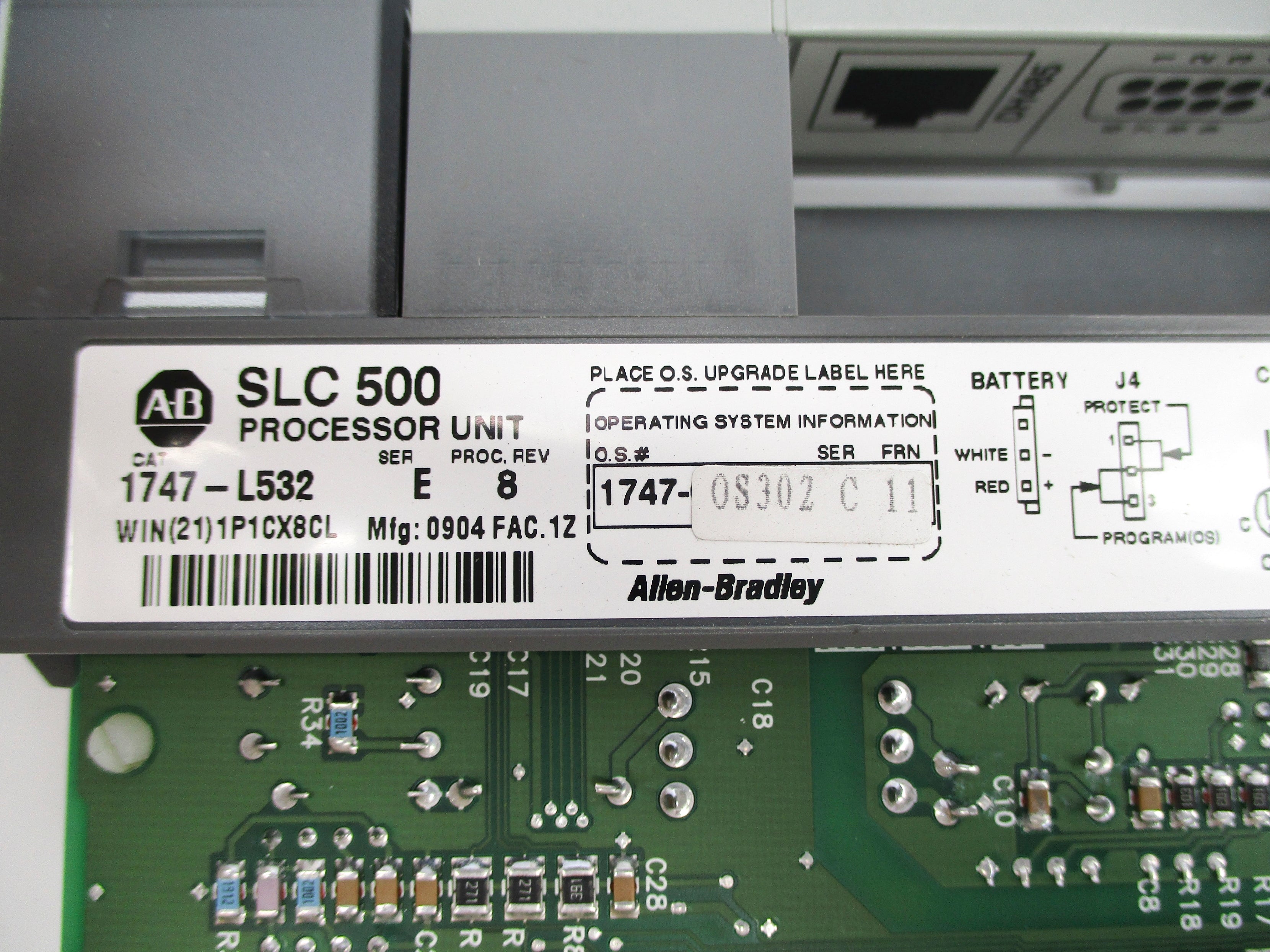 ALLEN BRADLEY 1747-L532 SER. E F/W 11 24VDC NSNP