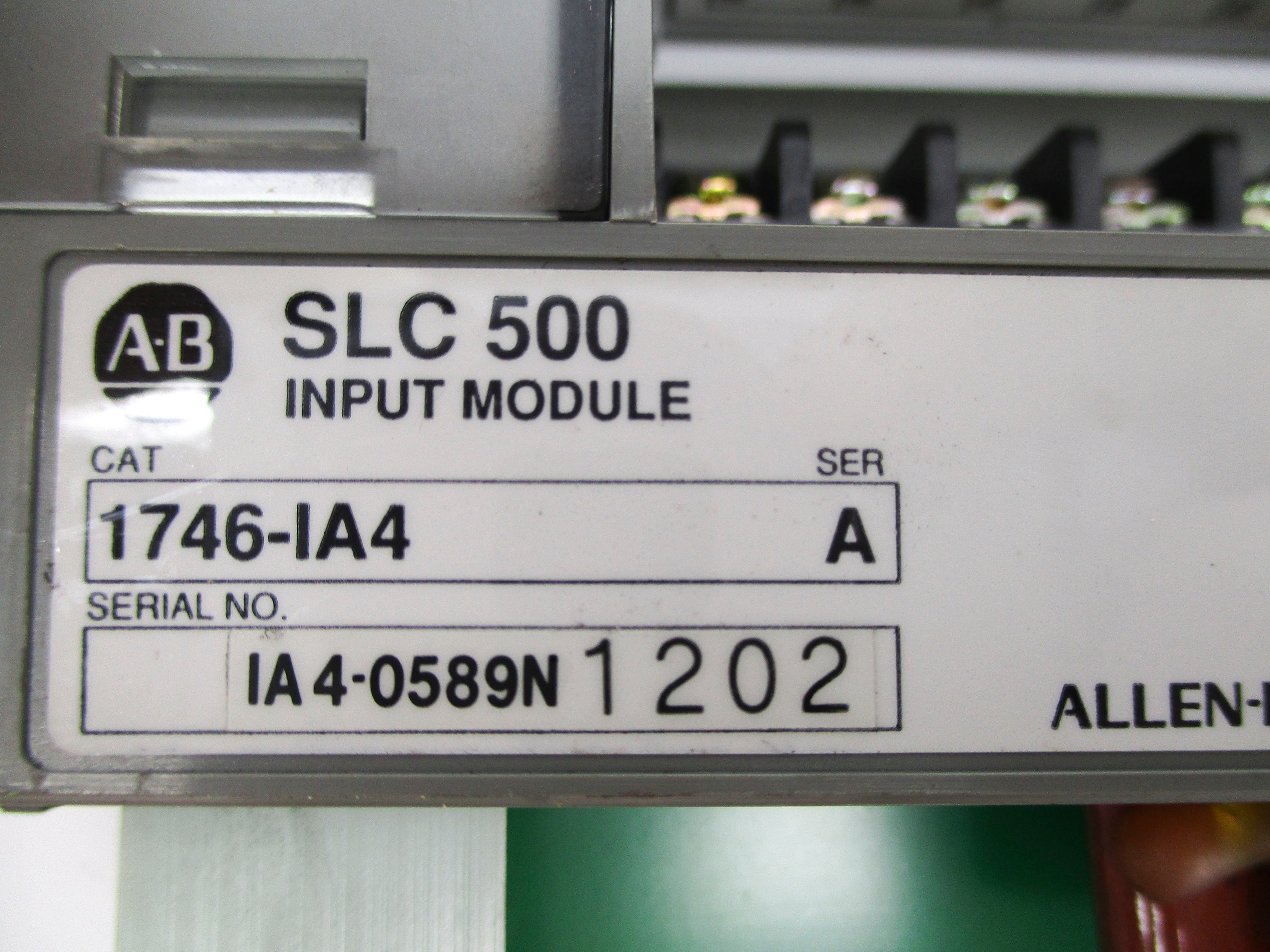 ALLEN BRADLEY 1746-IA4 SER. A NSNP