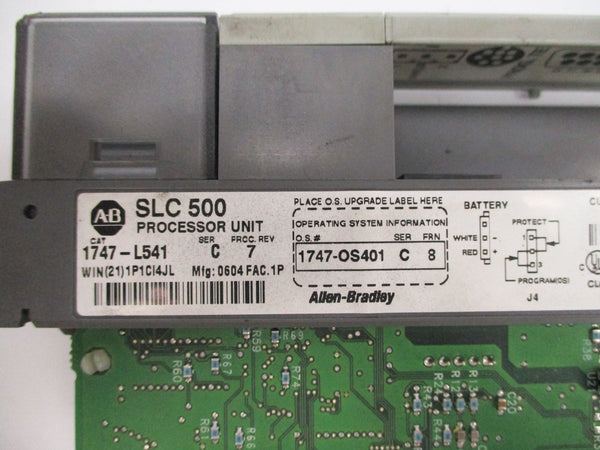 ALLEN BRADLEY 1747-L541 SER. C F/W 8 (NO KEY) NSNP
