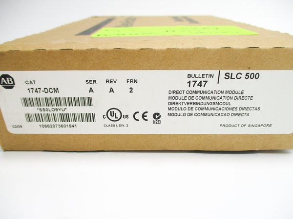 ALLEN BRADLEY 1747-DCM SER. A REV. A F/W 2 NSMP