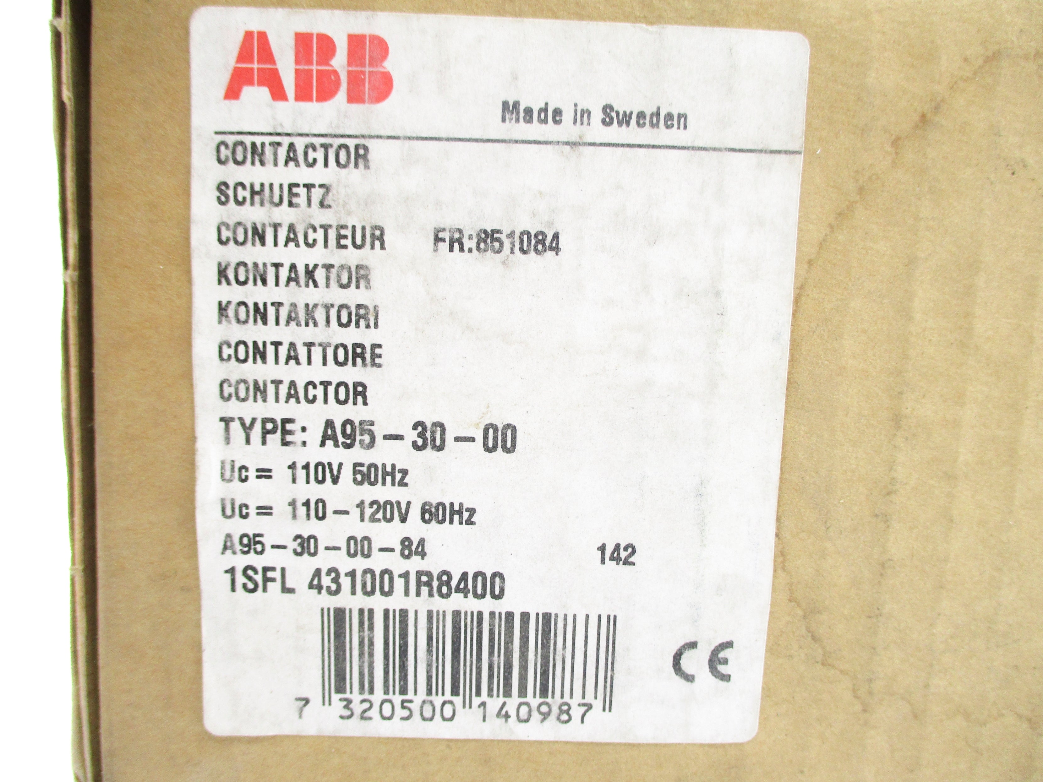 ABB A95-30-00-84 1SFL431001R8400 110-120V NSMP