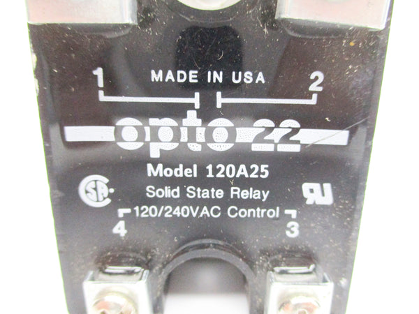 OPTO 22 120A25 120/240VAC UNMP