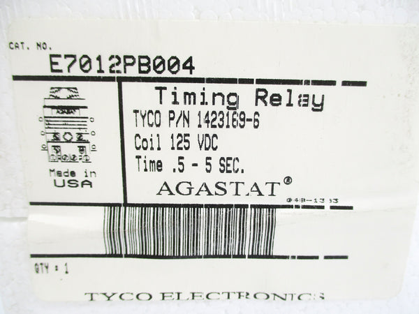 AGASTAT E7012PB004 125VDC NSMP