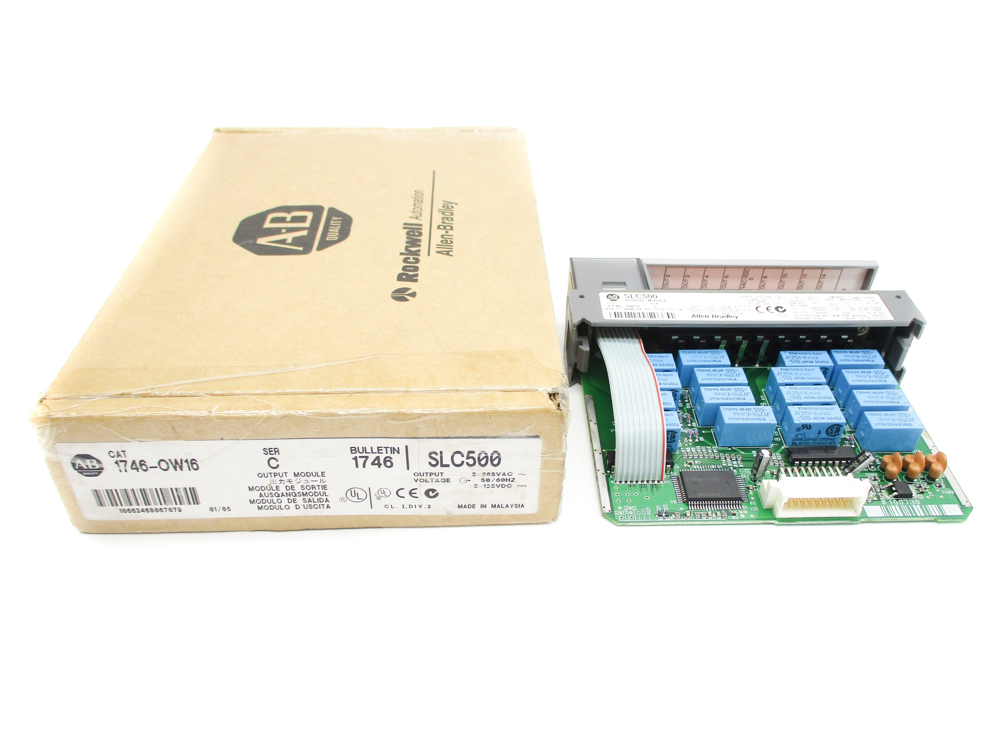 ALLEN BRADLEY 1746-OW16 SER. C 5-250VAC NSMP