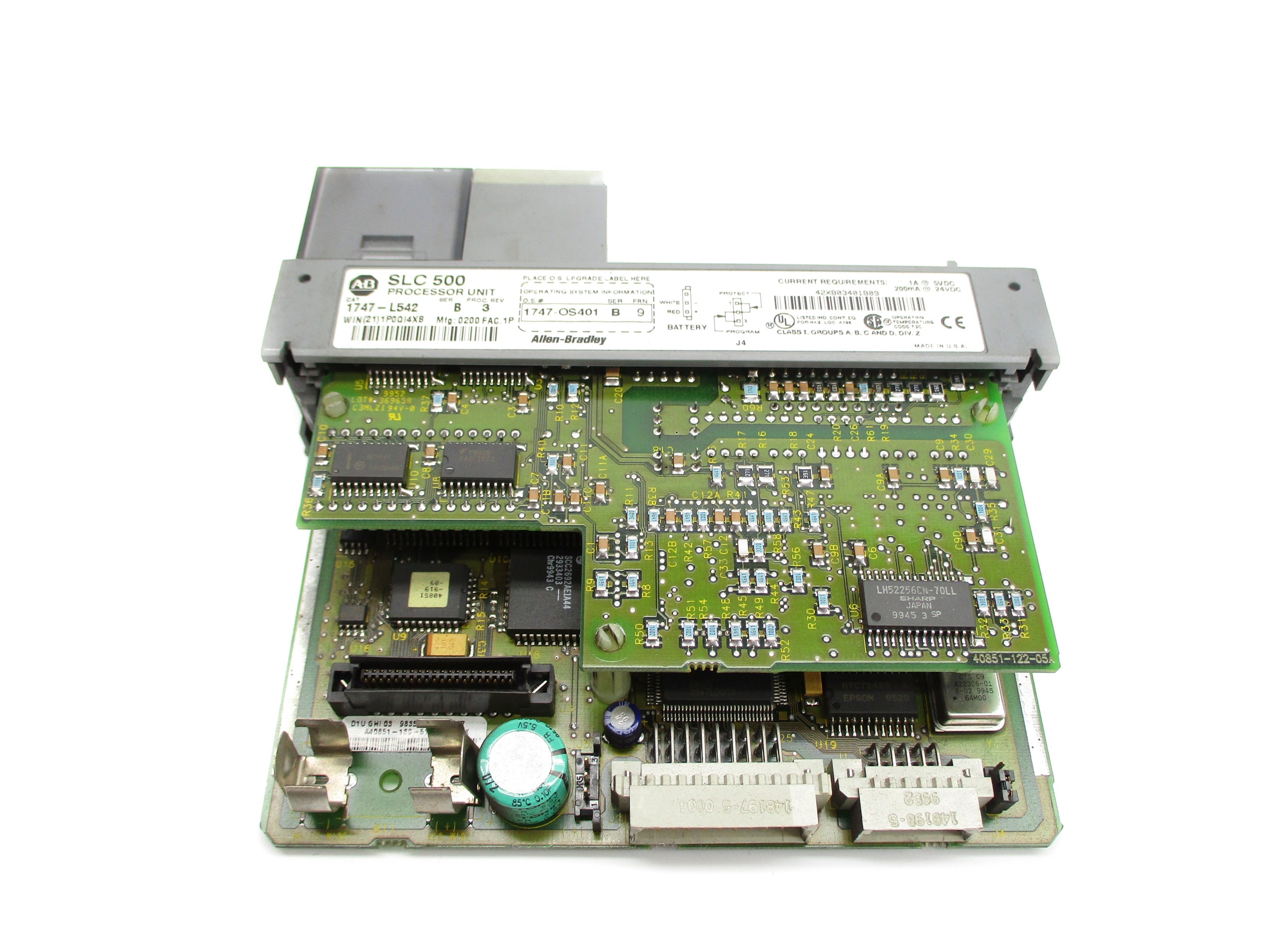 ALLEN BRADLEY 1747-L542 SER. B F/W 9 (AS PICTURED) NSNP