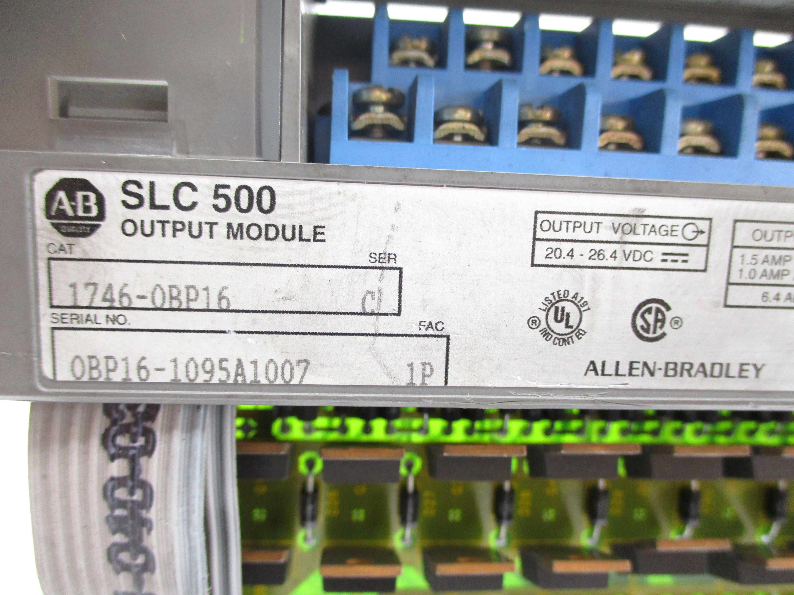 ALLEN BRADLEY 1746-OBP16 SER. C NSNP