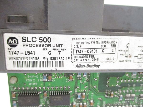 ALLEN BRADLEY 1747-L541 SER. C F/W 4 (NO KEY) (AS PICTURED) UNMP