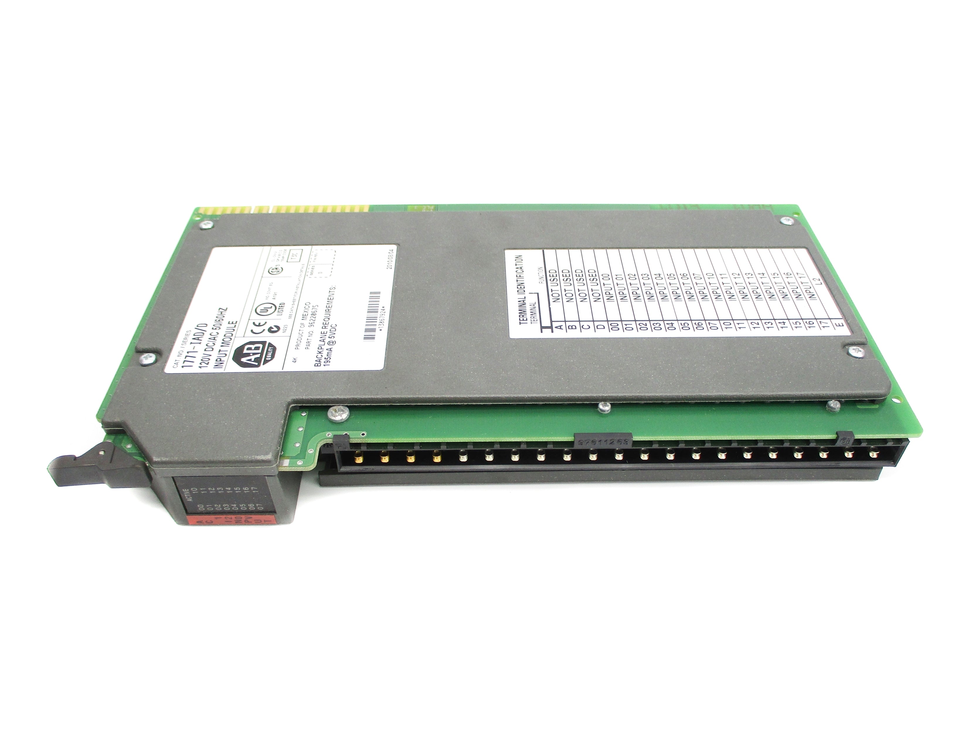 ALLEN BRADLEY 1771-IAD SER. D 120VC/DC UNMP