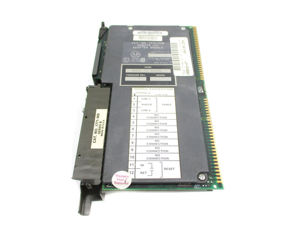 ALLEN BRADLEY 1771-ASB SER. A F/W B (AS PICTURED) UNMP