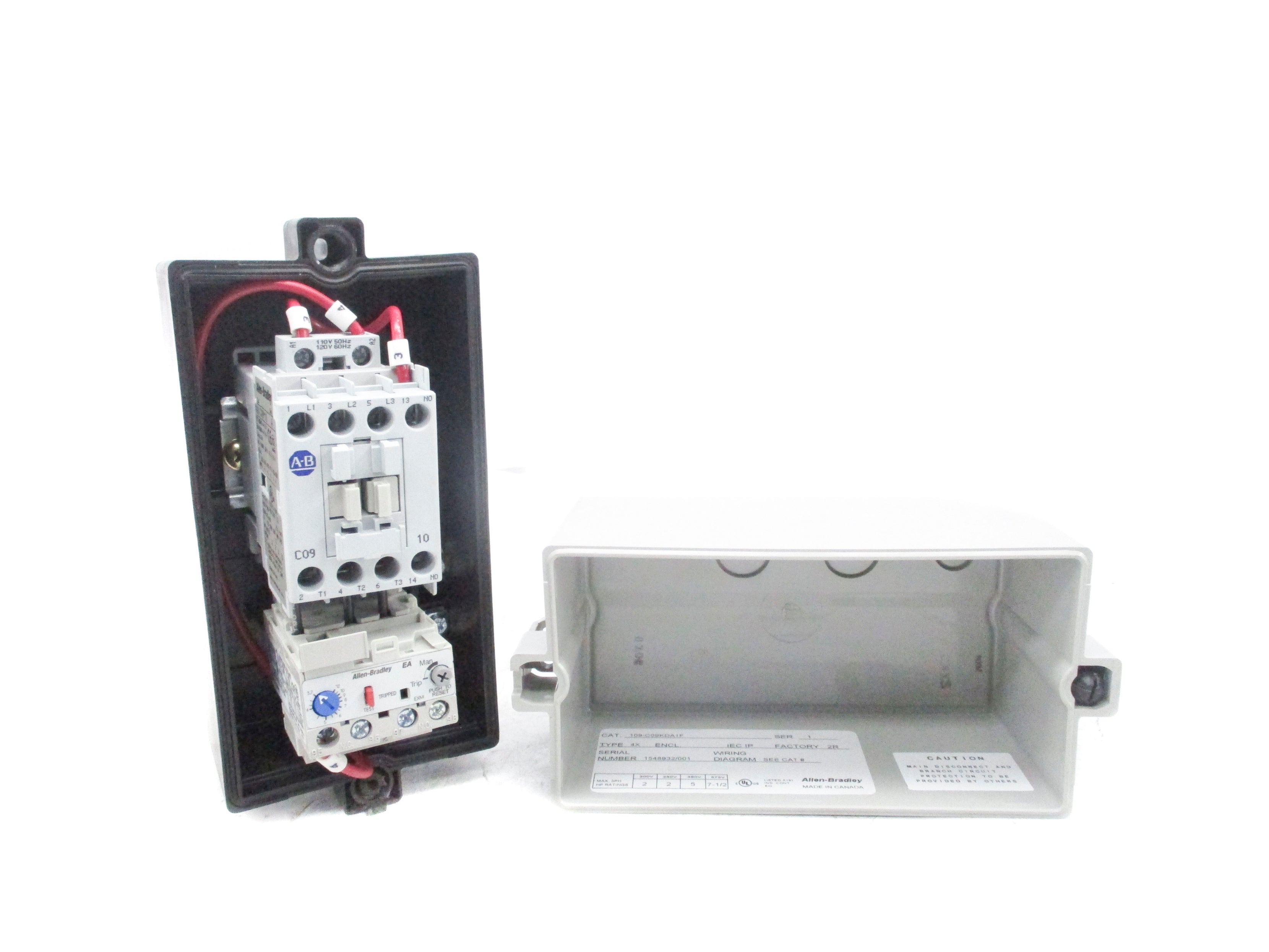 ALLEN BRADLEY 109-C09KDA1F SER. 1 NSNP