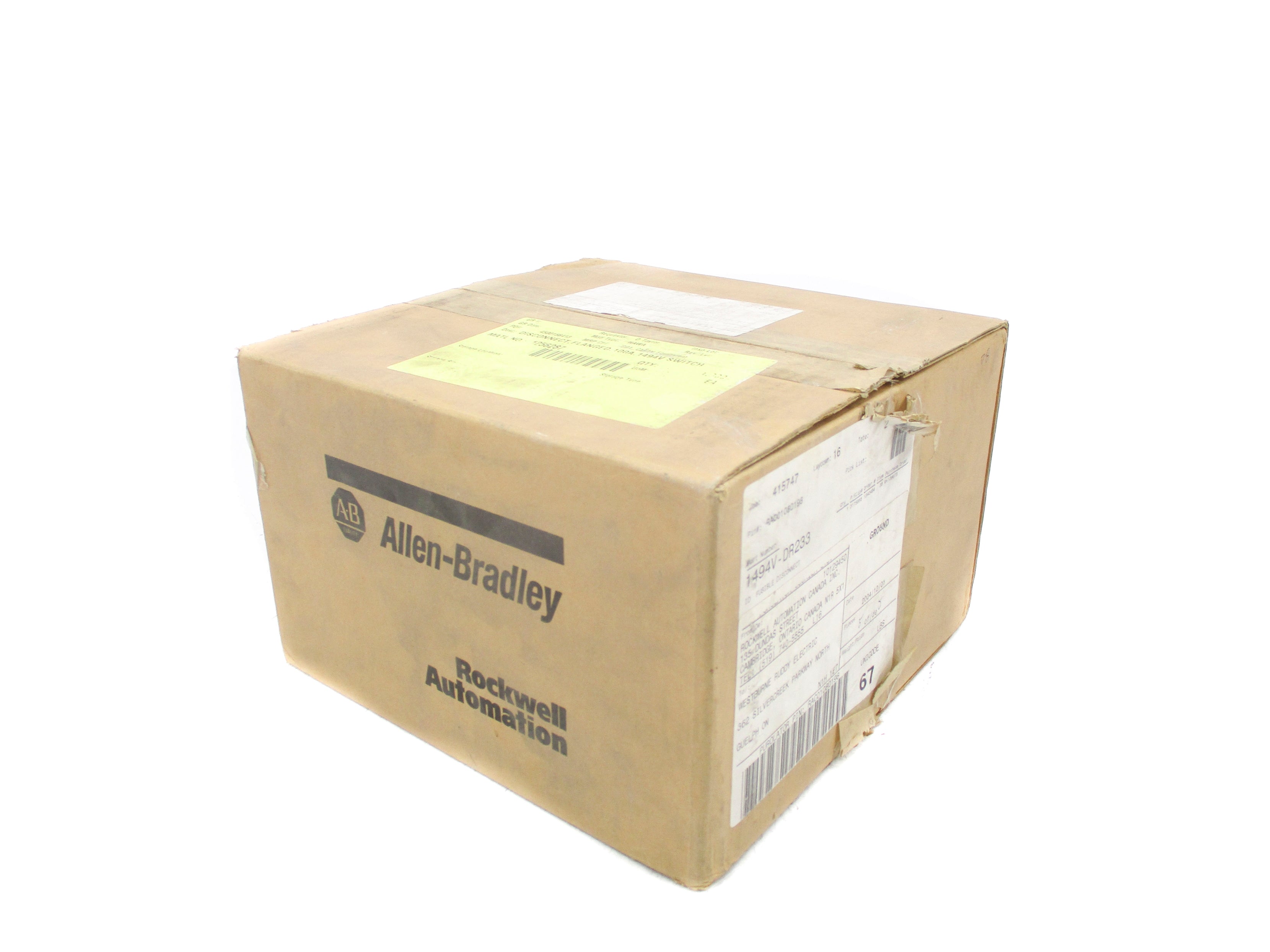 ALLEN BRADLEY 1494V-DR233 SER. 1 (BR/WH) NSFS
