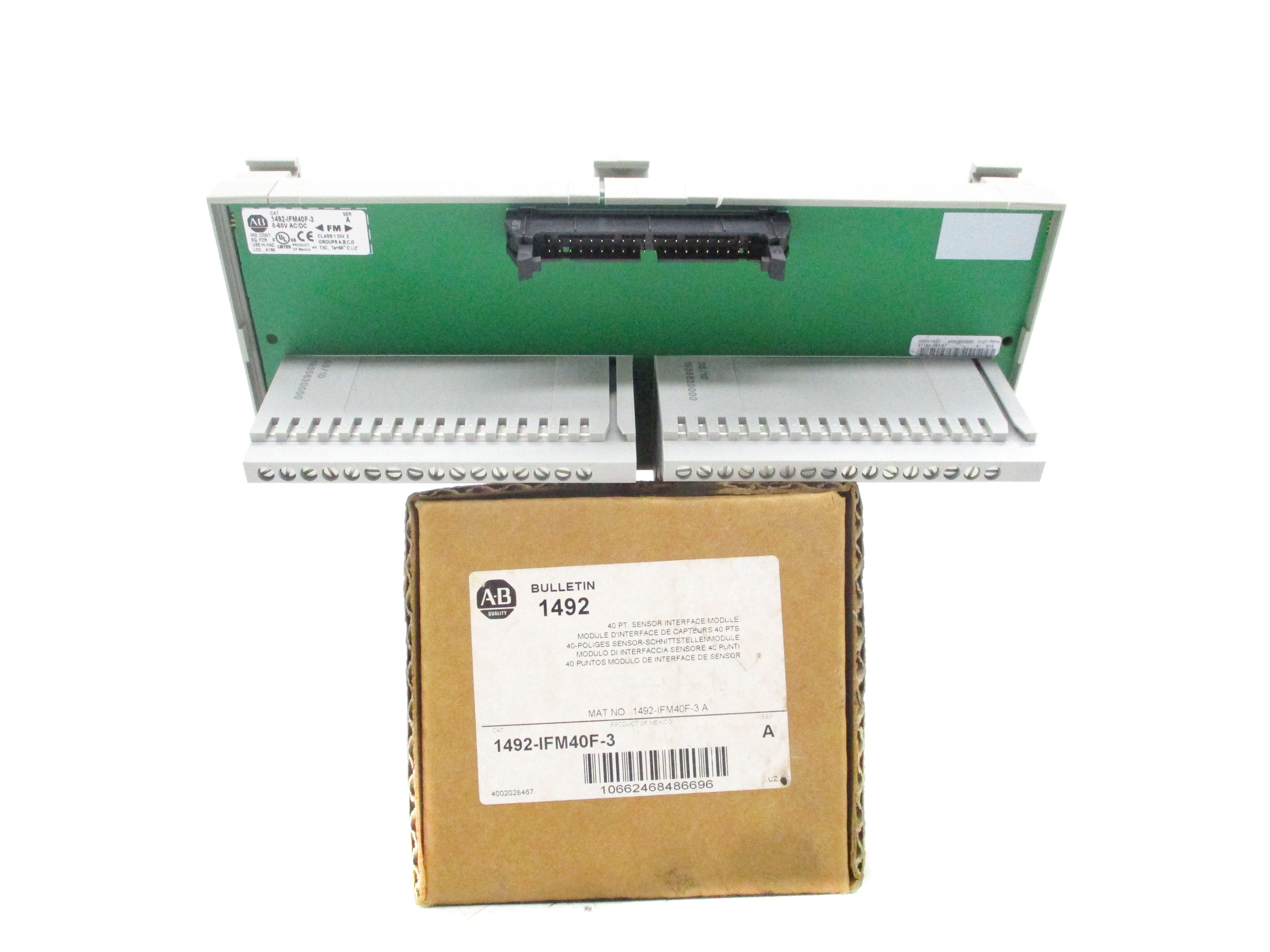 ALLEN BRADLEY 1492-IFM40F-3 SER. A (BR/WH) NSMP