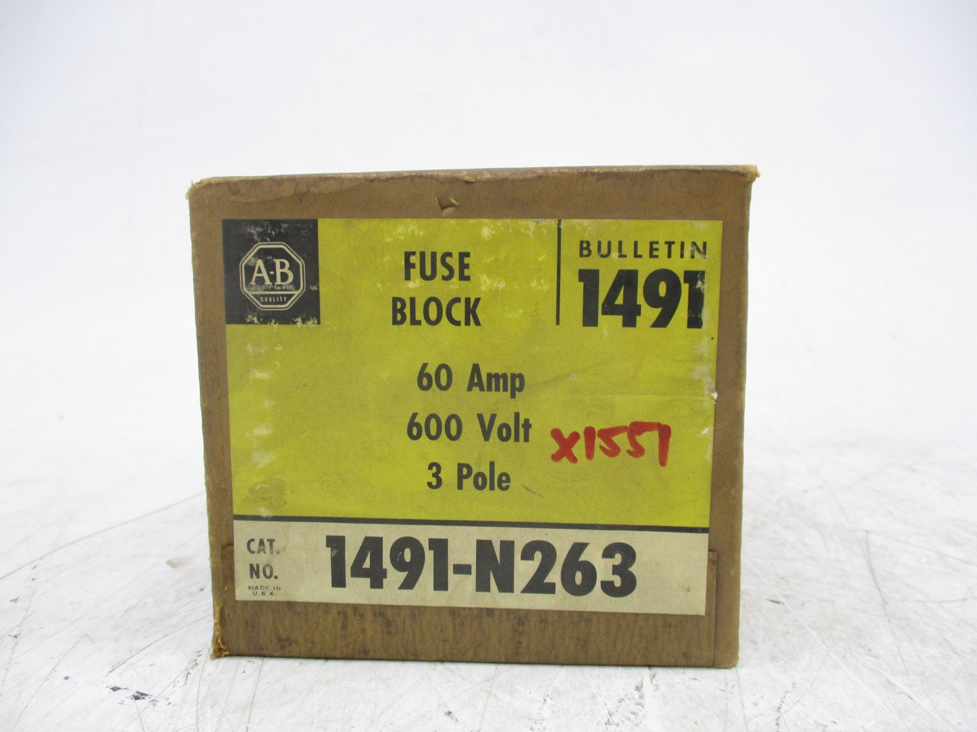 ALLEN BRADLEY 1491-N263 (BR/YL) NSMP