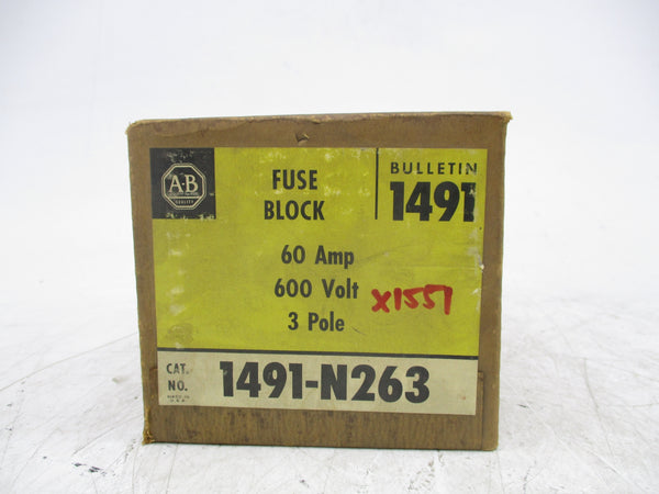 ALLEN BRADLEY 1491-N263 (BR/YL) NSMP