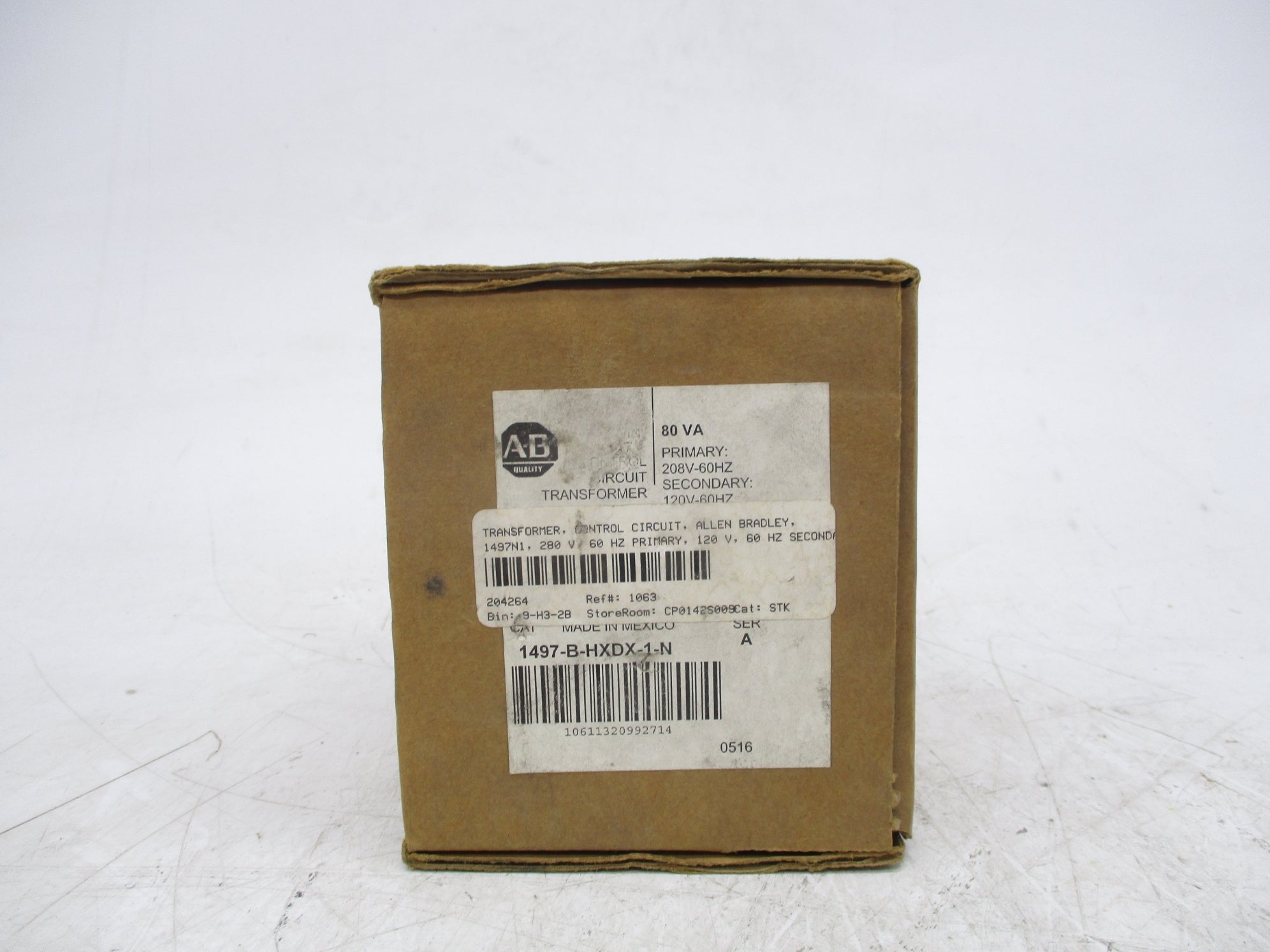ALLEN BRADLEY 1497-B-HXDX-1-N SER. A 208V (BR/WH) NSMP