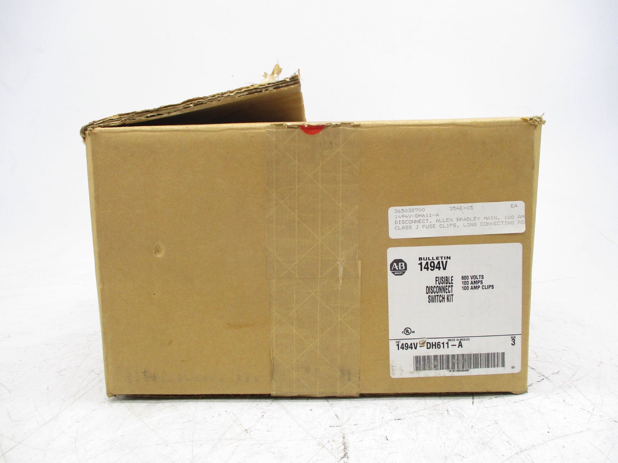 ALLEN BRADLEY 1494V-DH611-A SER. 3 (BR/WH) NSMP