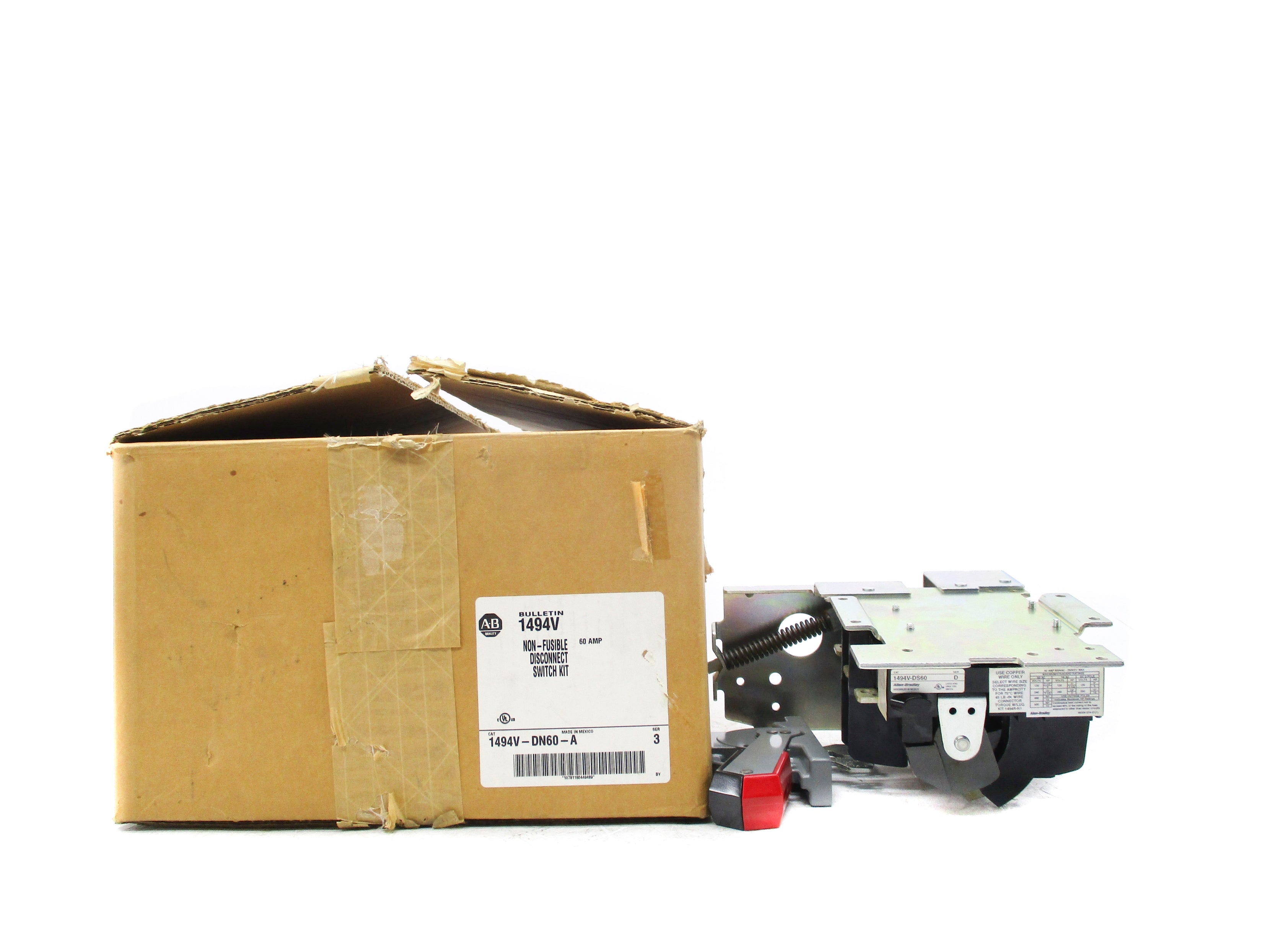 ALLEN BRADLEY 1494V-DN60-A SER. 3 (BR/WH) NSMP