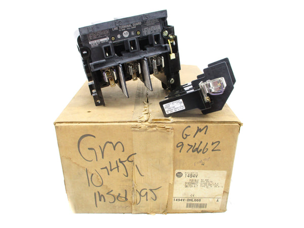 ALLEN BRADLEY 1494V-DHL666 SER. A (BR/WH) (AS PICTURED) NSMP