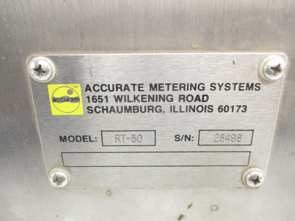 ACCURATE METERING SYSTEMS RT-50 NSNP