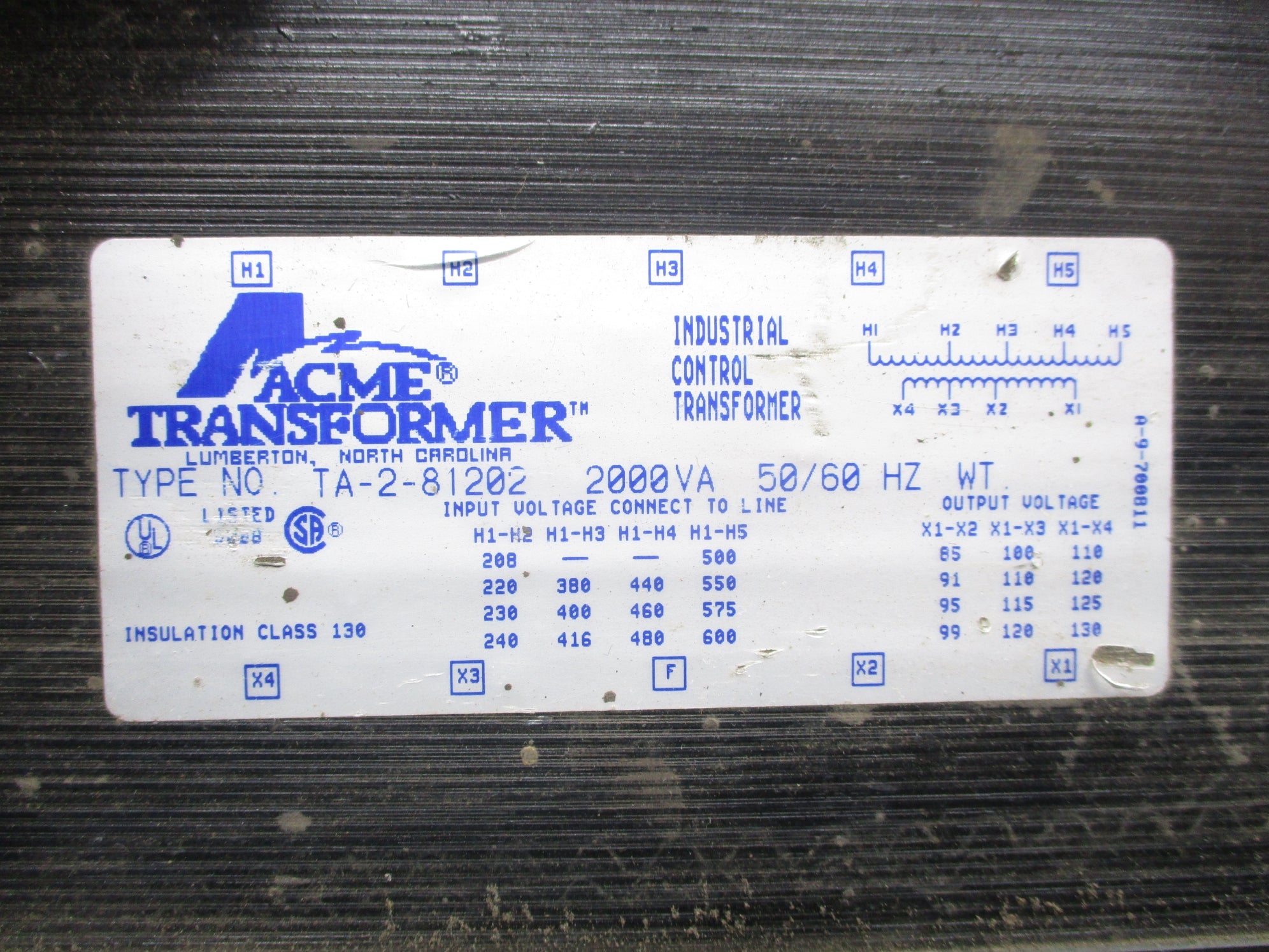 ACME TA-2-81202 NSNP