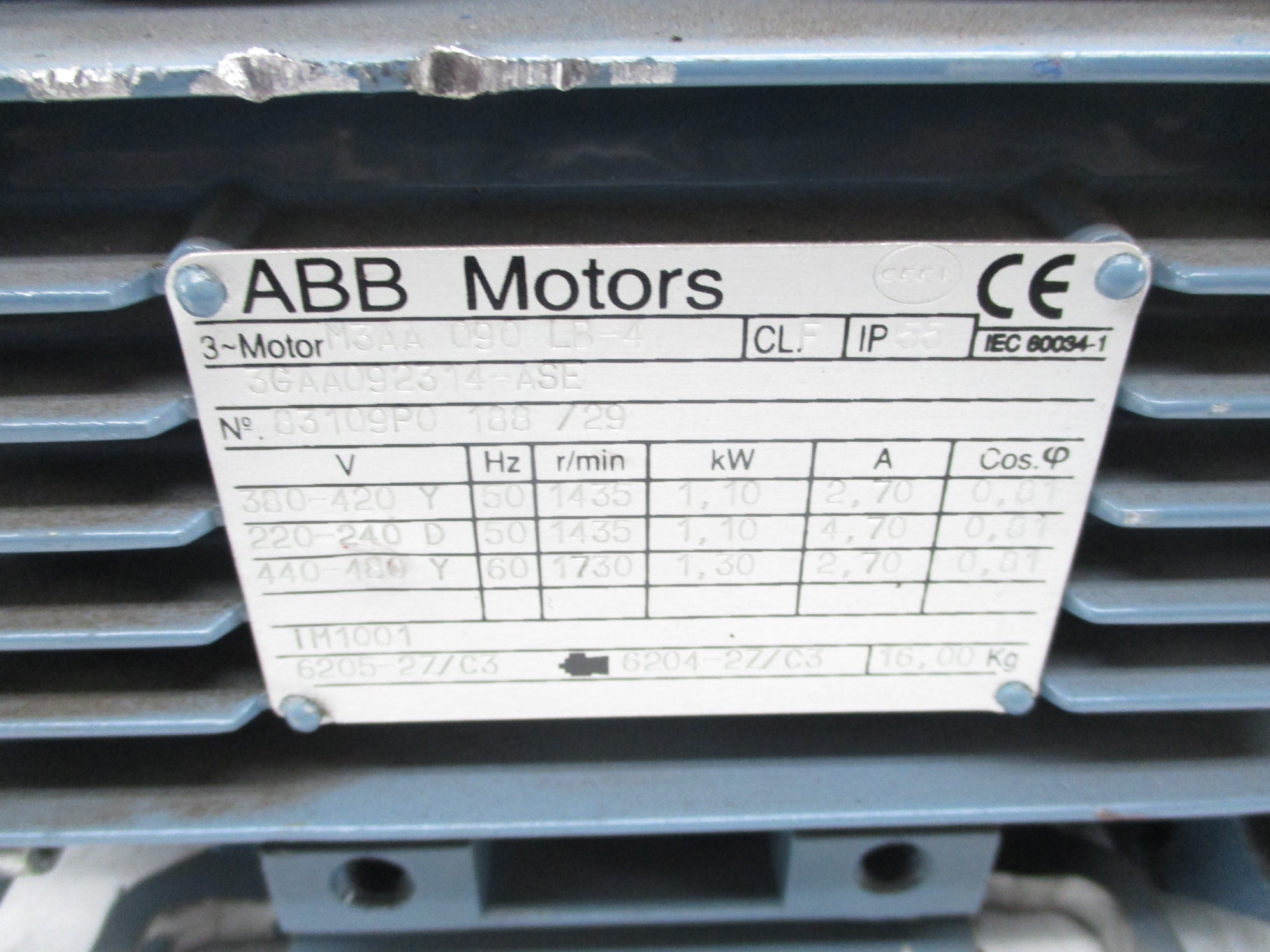 ABB M3AA090LB-4 NSNP