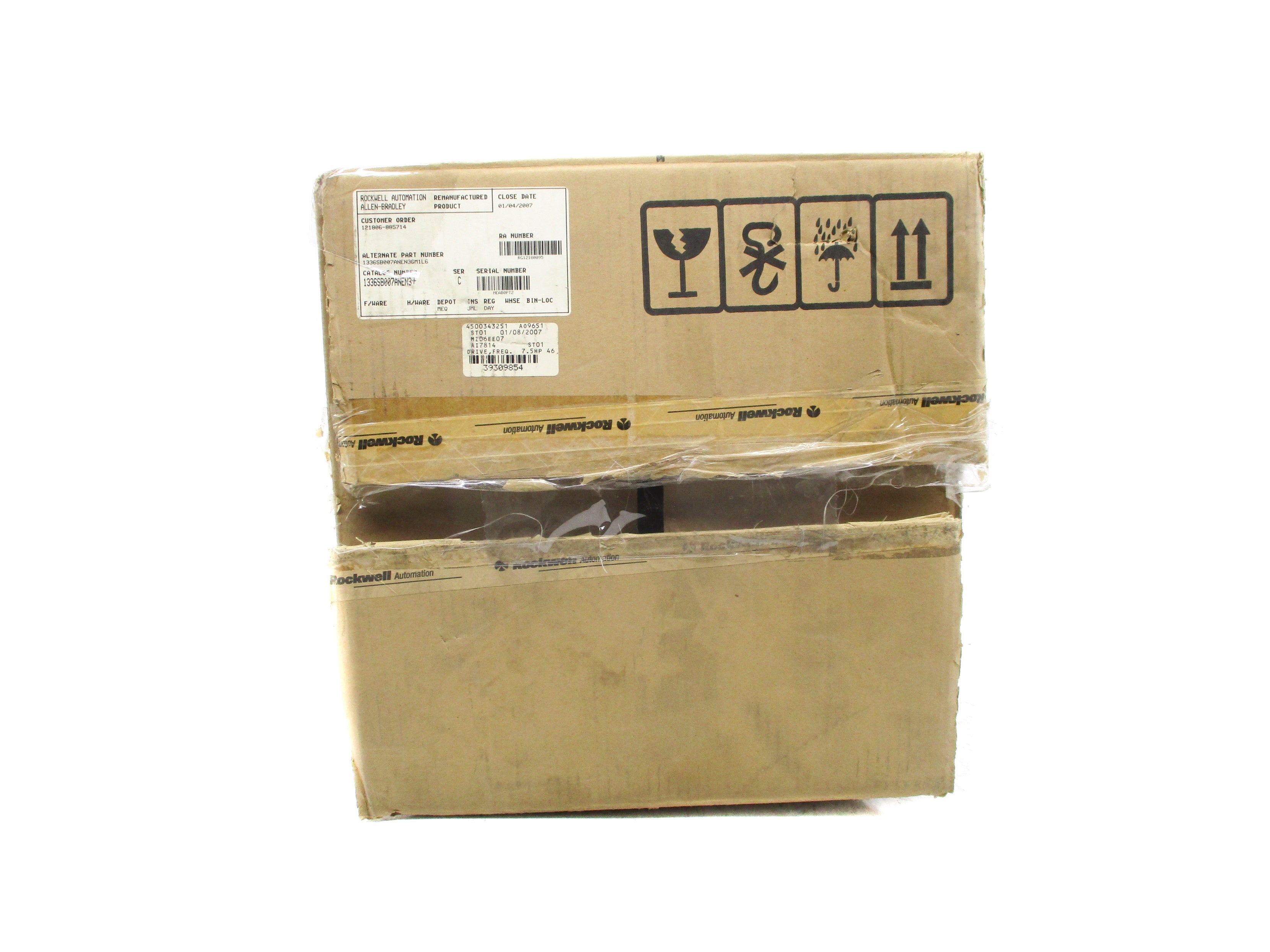 ALLEN BRADLEY 1336SB007ANEN3GM1L6 RG12180095 SER. C REMAN