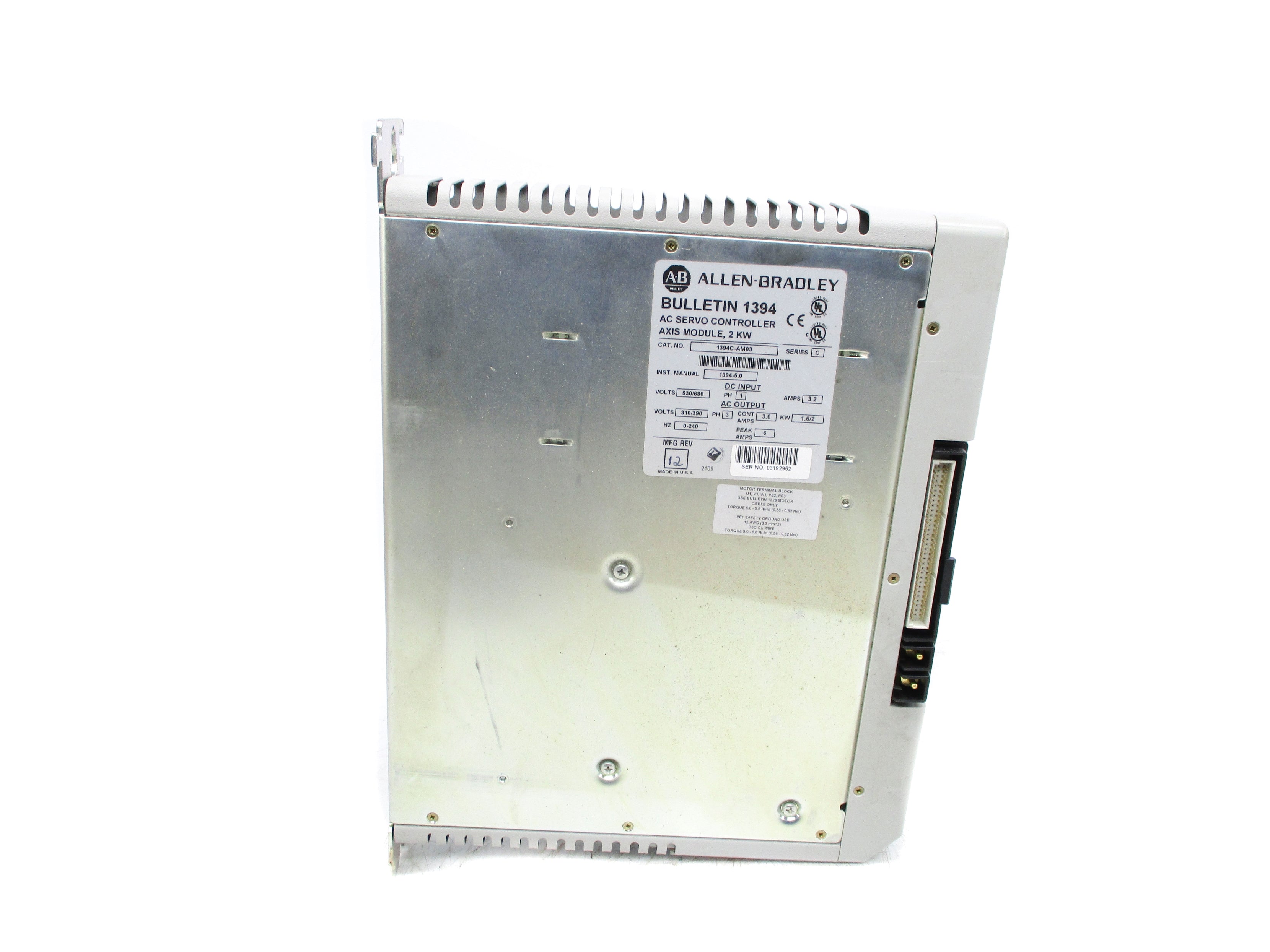ALLEN BRADLEY 1394C-AM03 SER. C UNMP