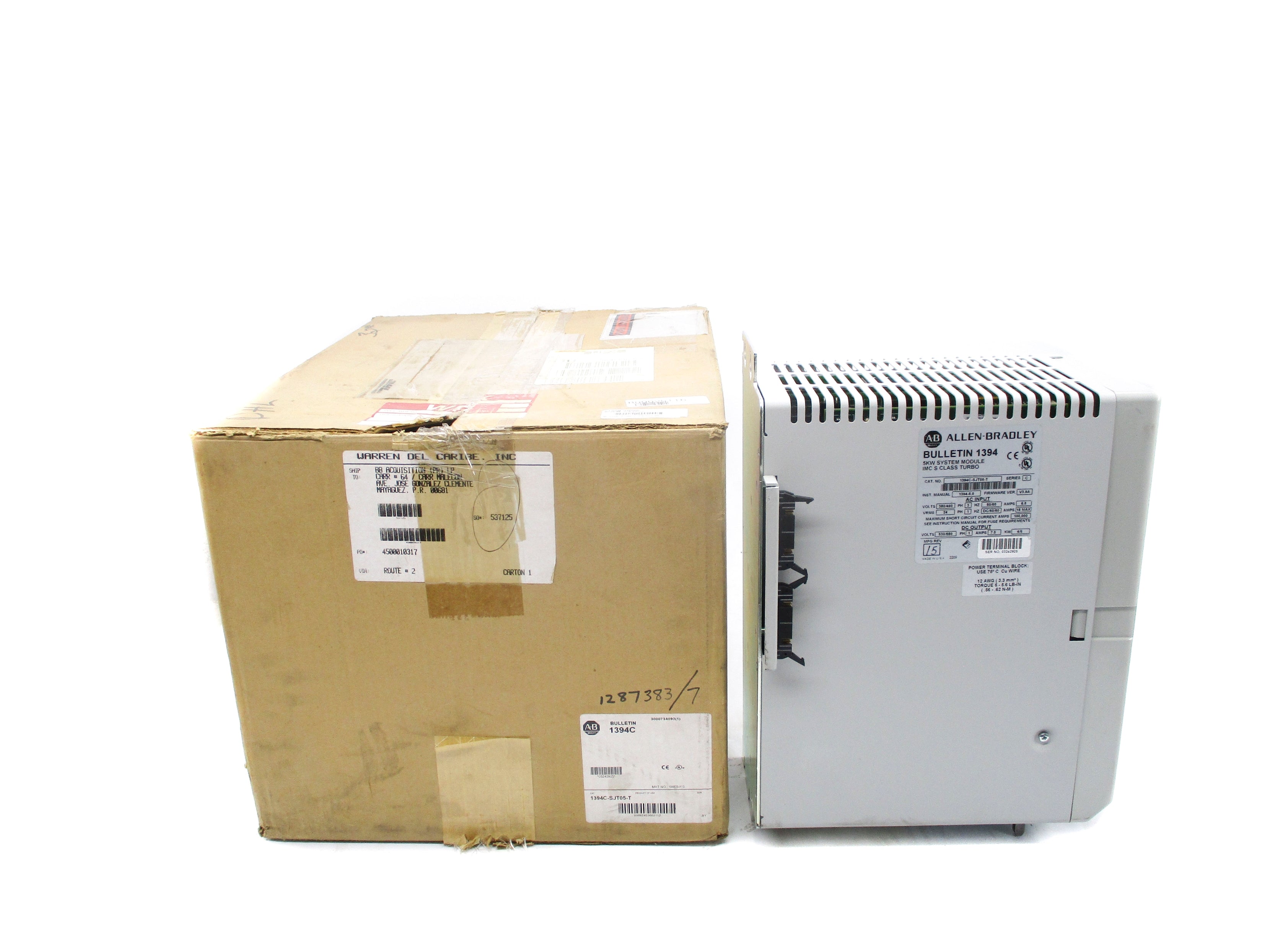 ALLEN BRADLEY 1394C-SJT05-T SER. C F/W V3.9A NSMP