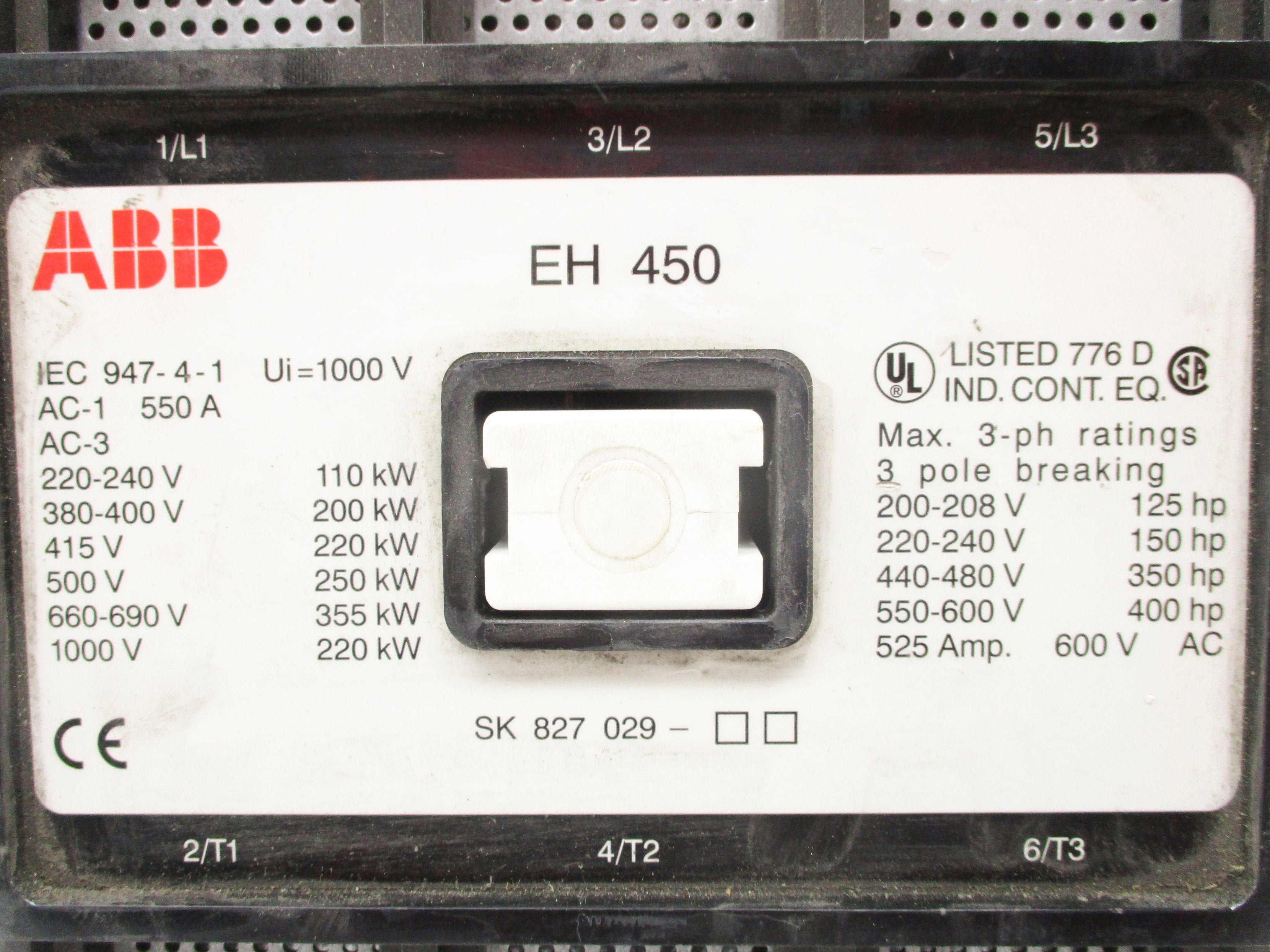 ABB EH450 120V UNMP