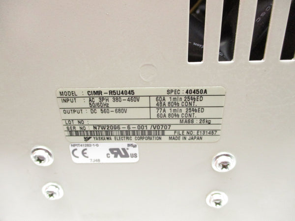 YASKAWA CIMR-R5U4045 UNMP