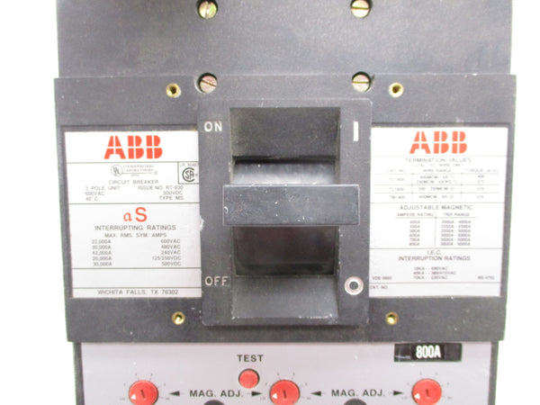 ABB TL1400 800A 600VAC NSNP