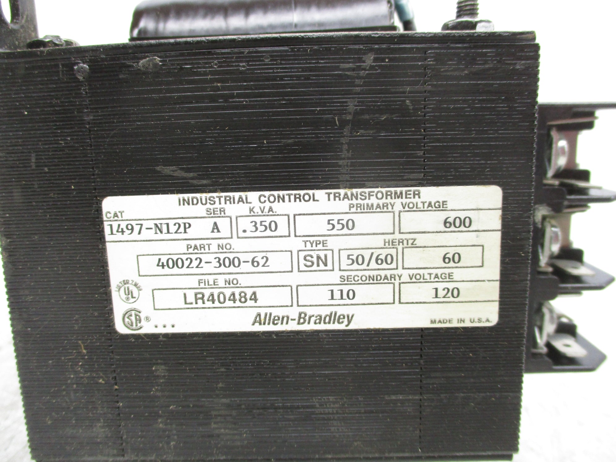 ALLEN BRADLEY 1497-N12P SER. A UNMP
