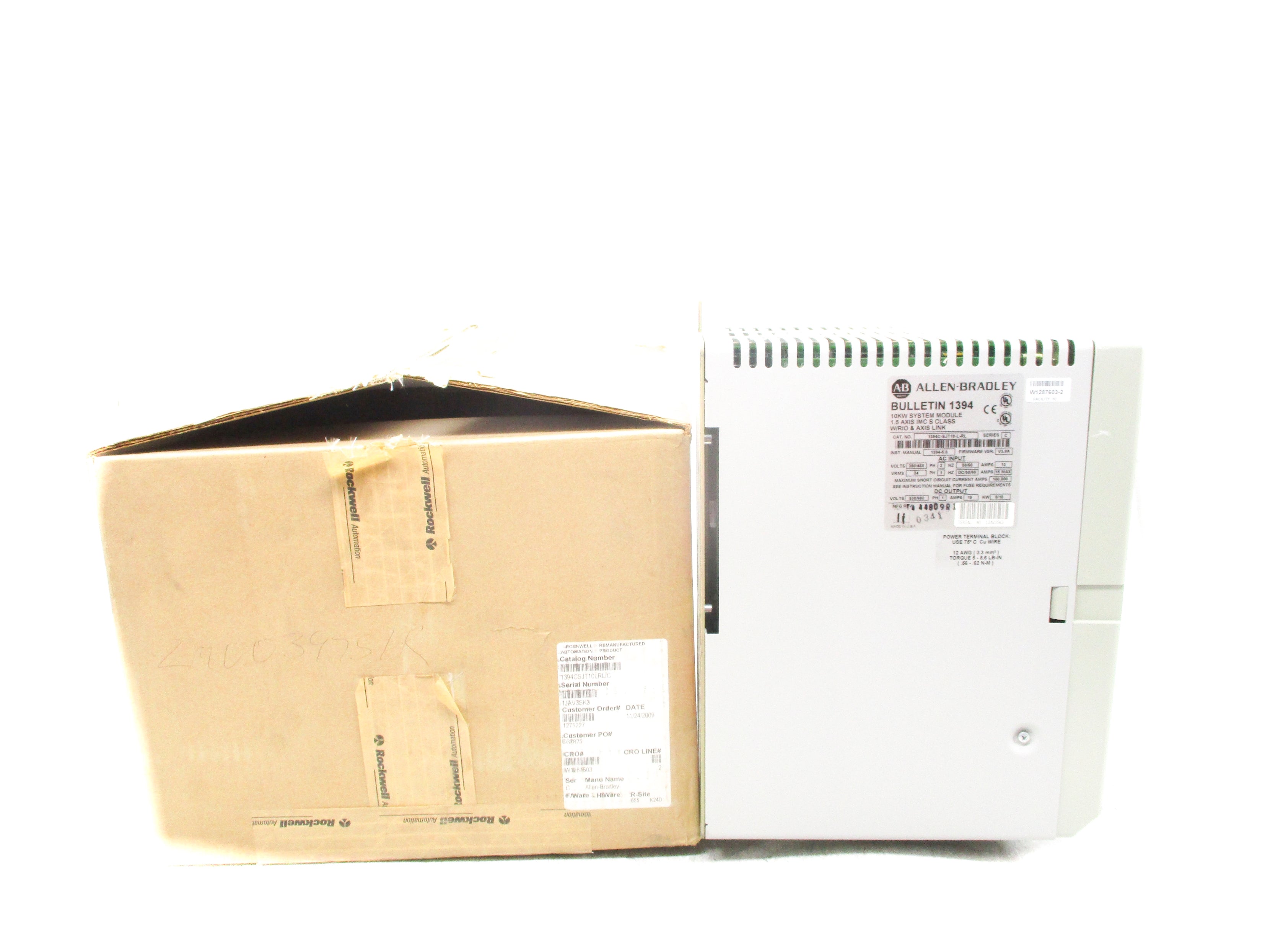 ALLEN BRADLEY 1394C-SJT10-L-RL SER. C REMAN