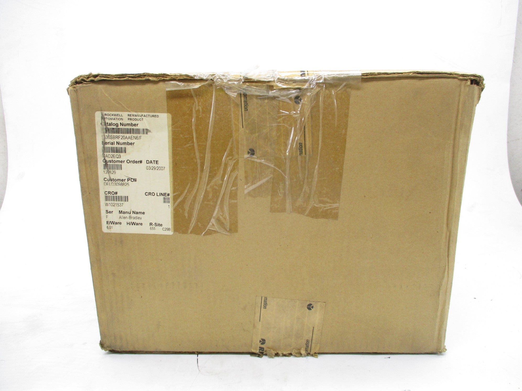 ALLEN BRADLEY 1336SBRF20AAEN6 SER. F F/W 6.01 REMAN