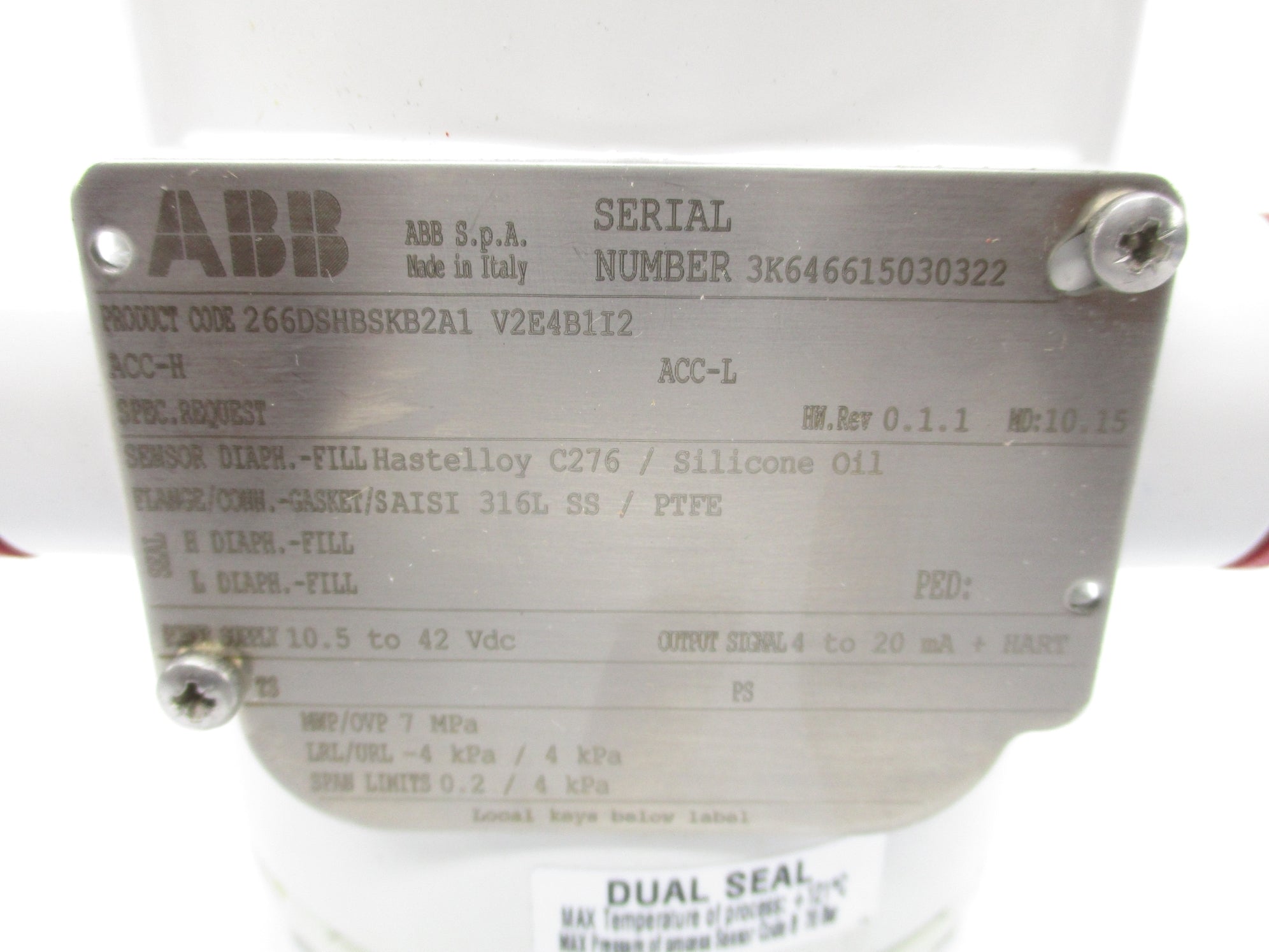 ABB 266DSHBSKB2A1 NSNP