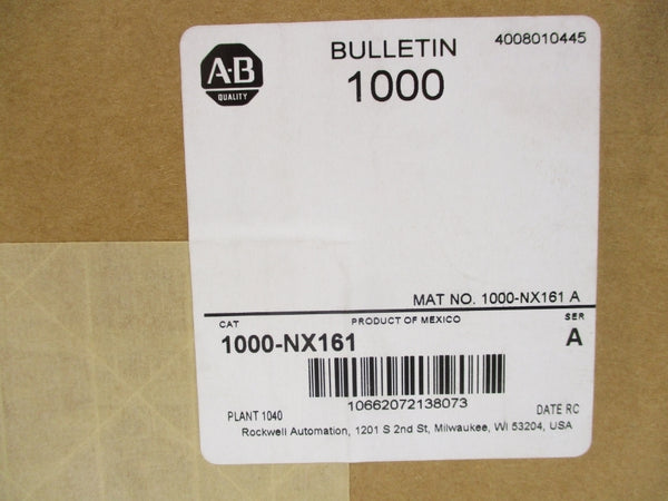 ALLEN BRADLEY 1000-NX161 SER. A (BR/WH) NSFS
