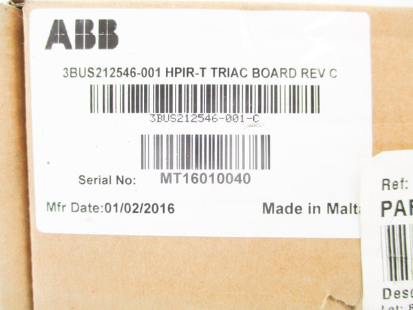 ABB 3BUS212546-001 NSFS