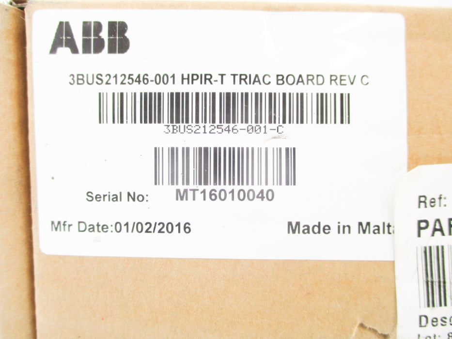 ABB 3BUS212546-001 NSFS