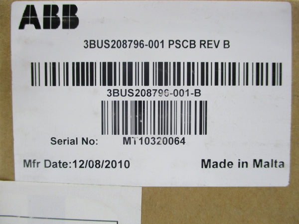 ABB 3BUS208796-001 REV. B NSFS