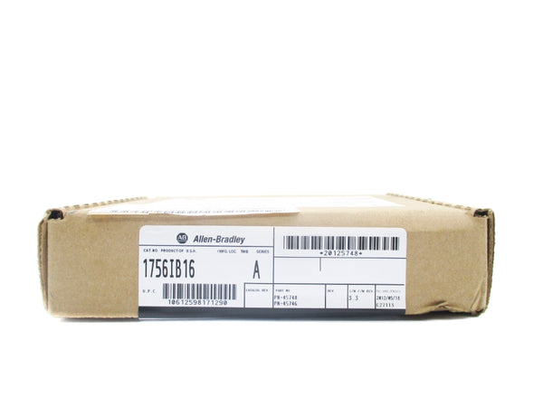 ALLEN BRADLEY 1756-IB16 SER. A F/W 3.3 DATE: 2012 NSFS