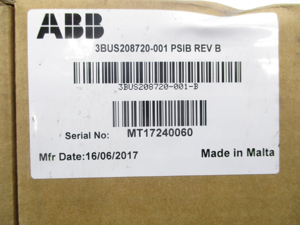 ABB 3BUS208720-001 NSFS