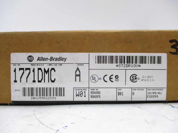 ALLEN BRADLEY 1771-DMC SER. A F/W H DATE: 2001 NSFS