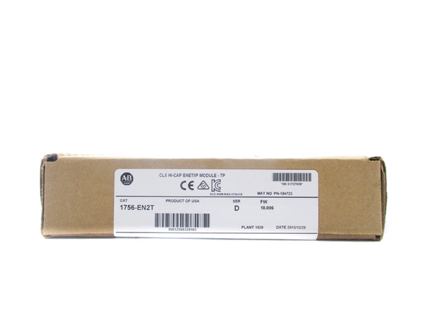ALLEN BRADLEY 1756-EN2T SER. D F/W 10.006 DATE: 2013 NSFS