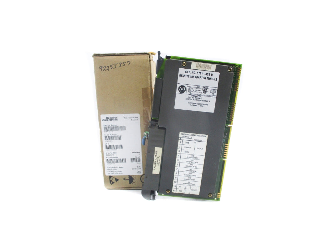 ALLEN BRADLEY 1771-ASB SER. D REMAN
