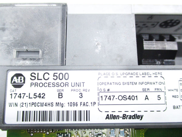 ALLEN BRADLEY 1747-L542 SER. B F/W 5 NSMP