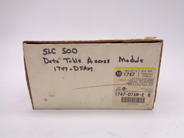 ALLEN BRADLEY 1747-DTAM-E SER. B F/W 3.00 NSMP