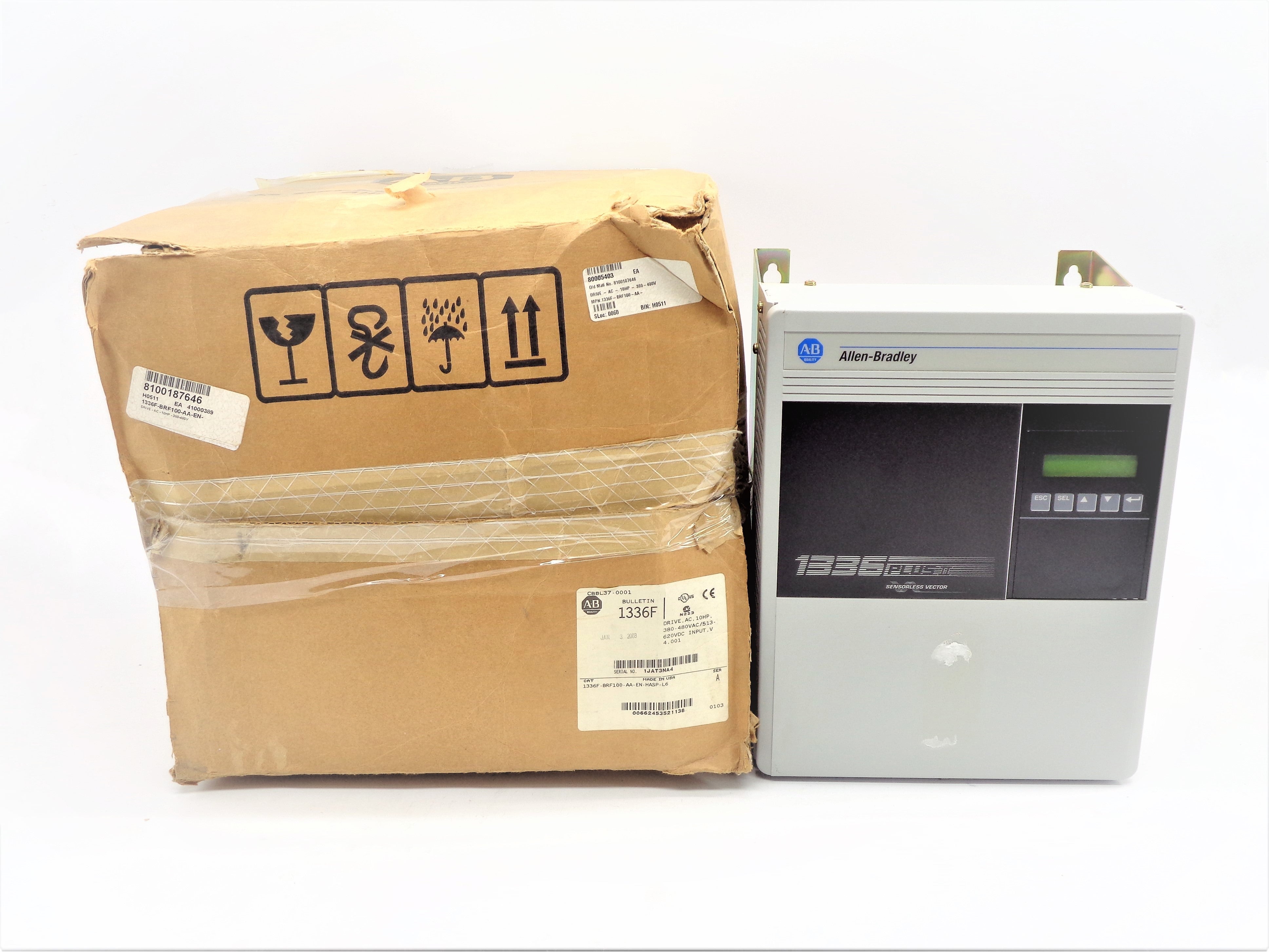 ALLEN BRADLEY 1336F-BRF100-AA-EN-HASP-L6 SER. A NSMP