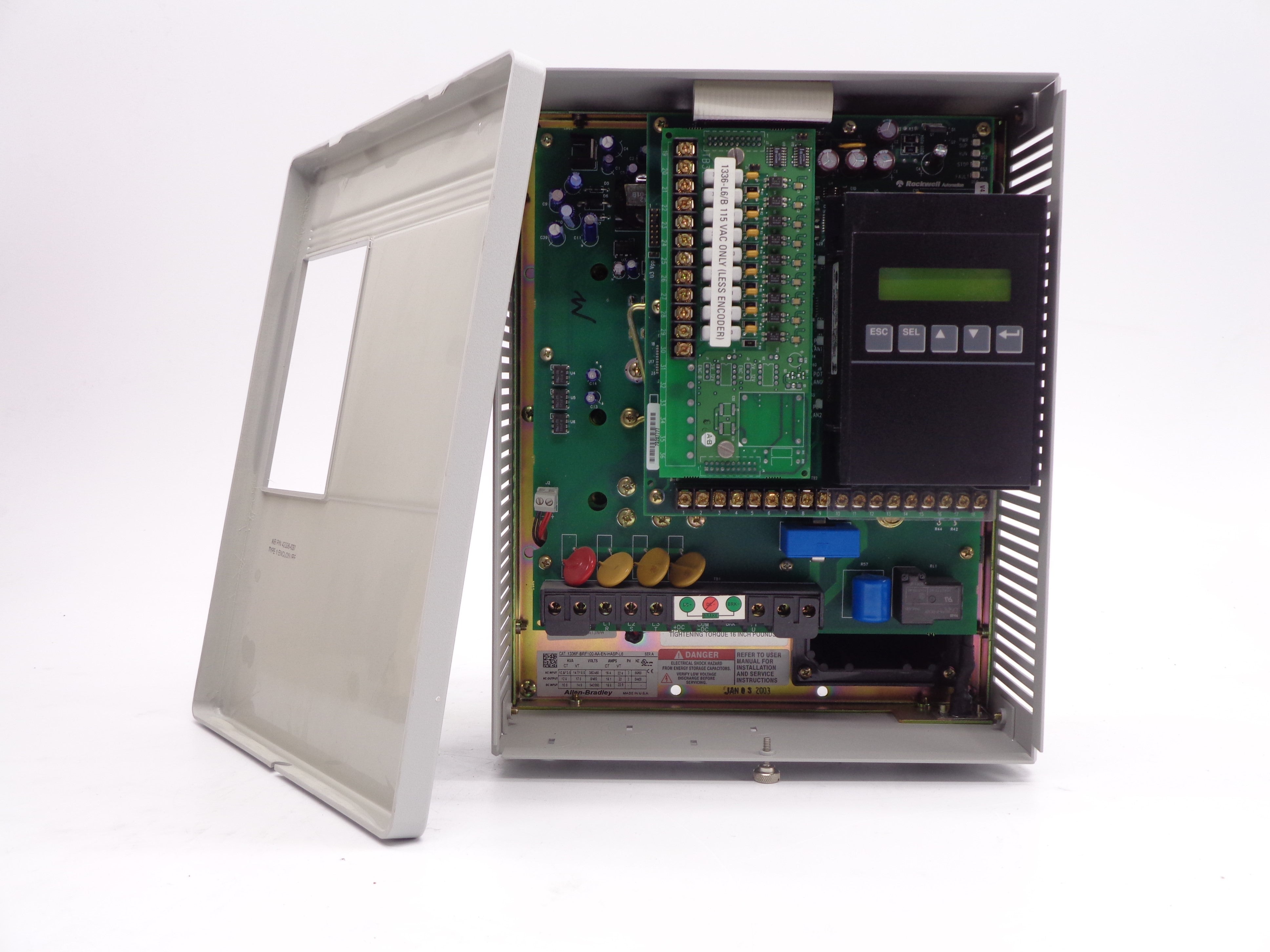 ALLEN BRADLEY 1336F-BRF100-AA-EN-HASP-L6 SER. A NSMP